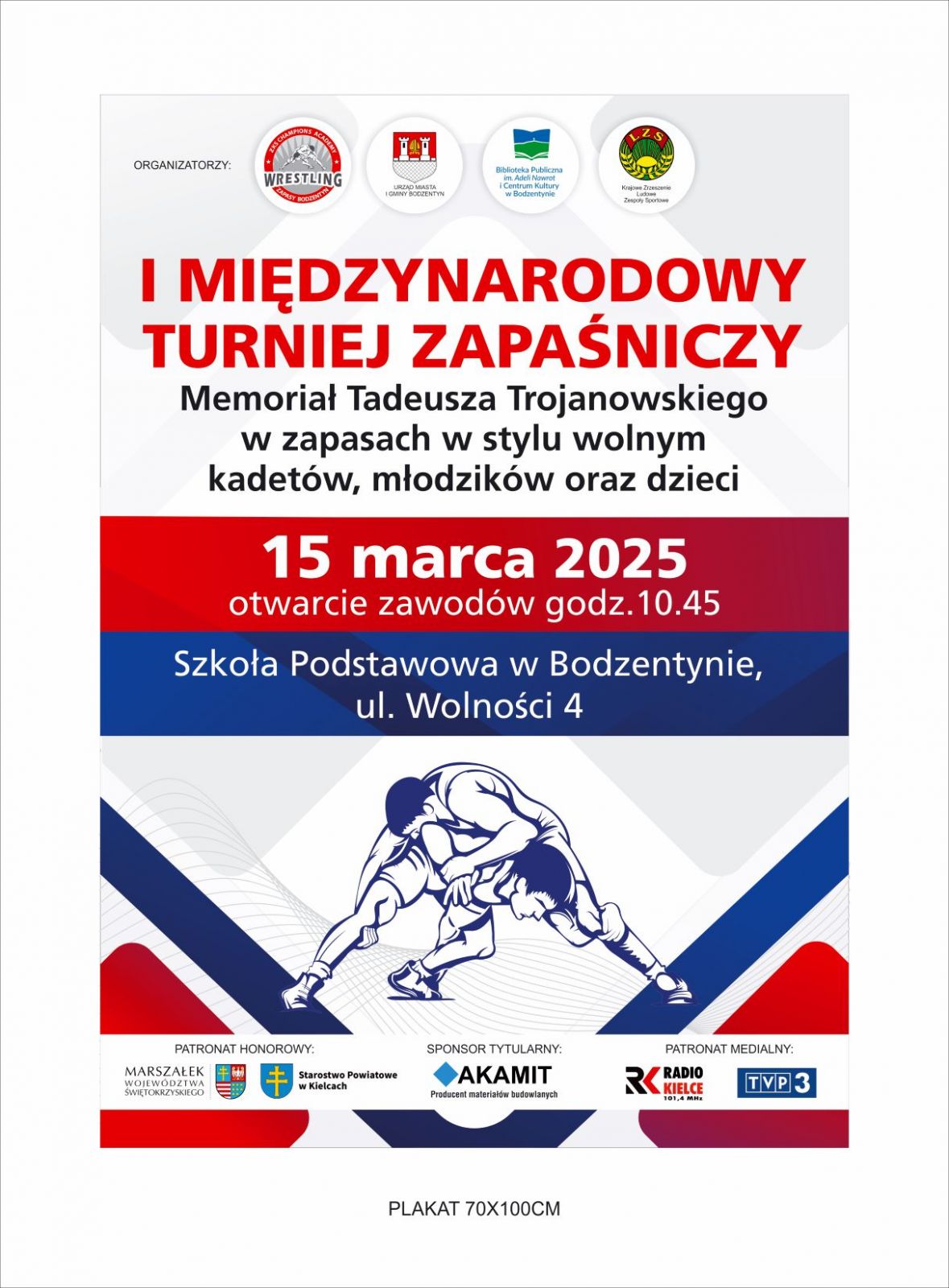 Międzynarodowy Turniej Zapaśniczy w Bodzentynie